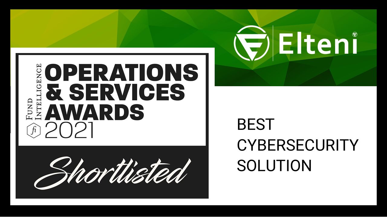 Elteni - Shortlisted for Fund Inteligence Operations & Services Awards 2021 - Best Cybersecurity Solution